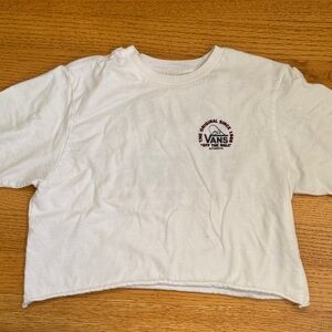 Vans White Short Sleeve Kids Tee